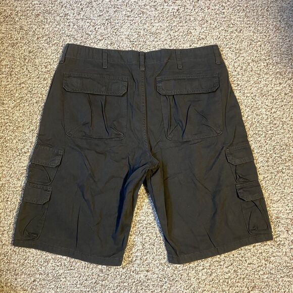Wrangler Authentics Men's 36 Gray Casual Outdoor Hiking Cargo Shorts ZM6BSAH - Picture 3 of 8